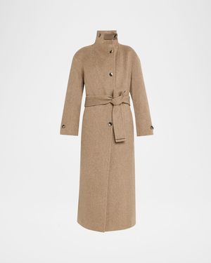 Corey Splittable Wool Maxi Coat