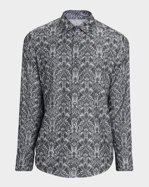 Men's Highland Damask Button-Down Shirt