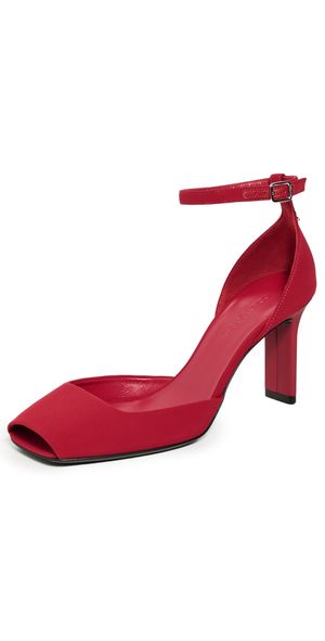 Courrèges Peep Toe Jersey Pumps Ruby 39