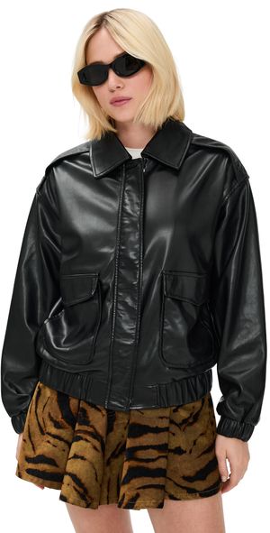 Z Supply Idols Bomber Jacket Black XL