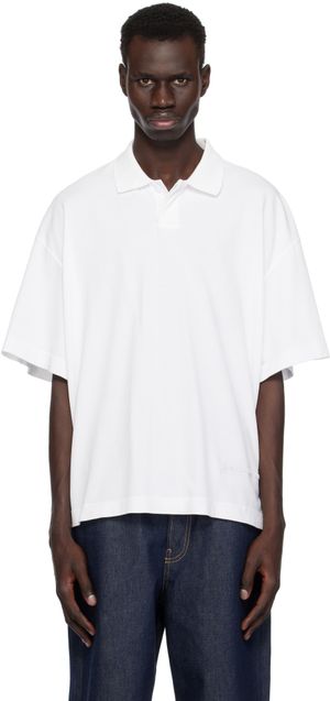 Alexander Wang Polo à manches courtes blanc