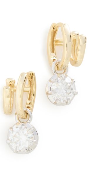 SHASHI Mariko Drop Earrings Gold/Rhodium One Size