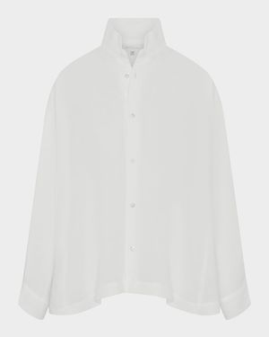 Caucasus Shirt With Notch Collar (Mid Plus Length)