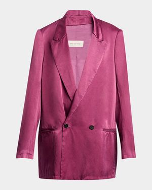 Blink Overdyed Double-Breasted Blazer