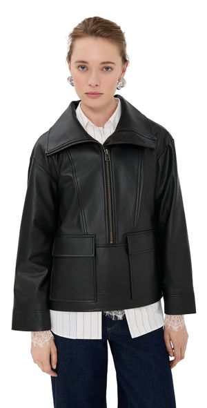 Veronica Beard Brian Popover Jacket Black S