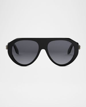 Serpenti Forever Acetate Aviator Sunglasses