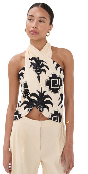 Johanna Ortiz Imagery Top Ecru/Black 12