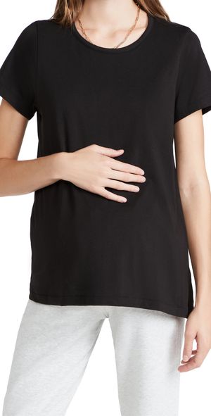 HATCH The Luxe Nursing Tee Black 1