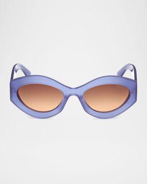 Cat-Eye Acetate Sunglasses