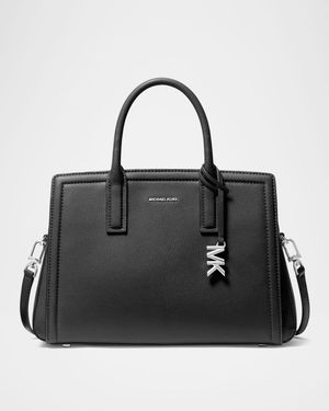 Laila Medium Leather Satchel Bag