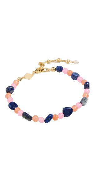 Anni Lu Blue Crush Bracelet Gold One Size