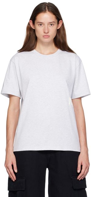 alexanderwang.t Gray Puff Logo T-shirt