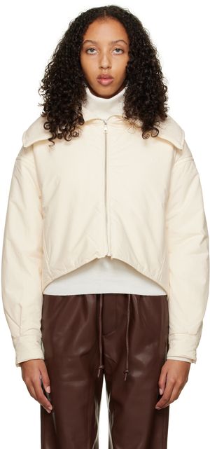 John Elliott Off-White Scout Cropped Jacket