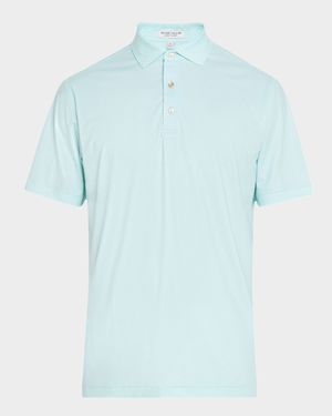 Men's Geometric Performance Polo Shirt