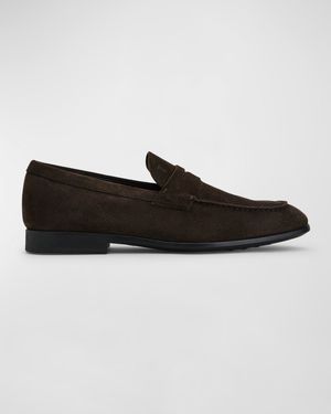 Men's Moccasino Suede Penny Loafers