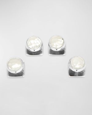 Men's Mosaic Mother-of-Pearl Shirt Studs