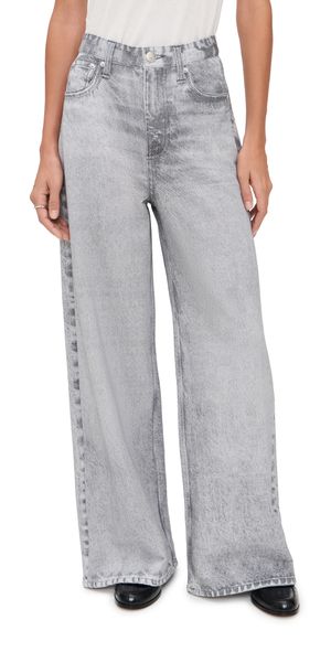 rag & bone Miramar Terry Sofie Ankle Pants Icy Grey 27