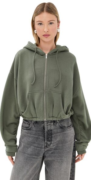 HALFBOY Hoodie Zip Jacket Tea Leaf S