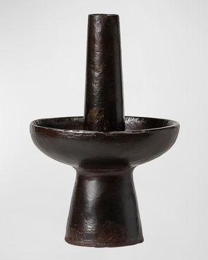 Vela con Falda Skirted Candle Holder