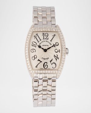 Curves Stainless Steel Diamond Watch