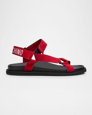 Men's Leather and Suede Sandals