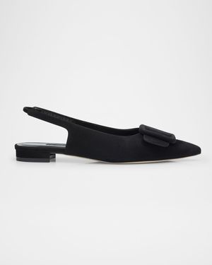 Maylura Suede Slingback Ballerina Flats
