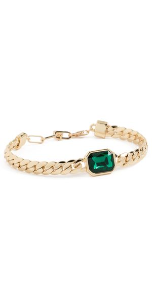 Ettika Deco Bracelet Green One Size