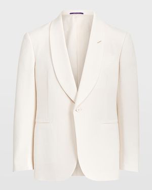 Men's Wool-Silk Shawl Dinner Jacket