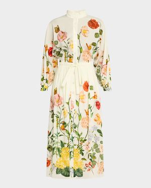 Louis Floral Shirtdress