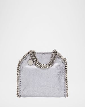 Tiny Dotted Chamois Metallic Tote Bag