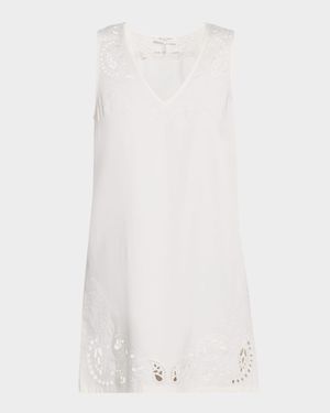 Featherweight Belle Eyelet Mini Dress