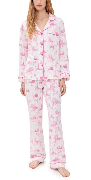 BedHead PJs Jet Setter Shorty Pajama Set Jet Setter L