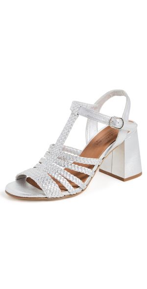 Naguisa Julie Woven Heels Silver 38