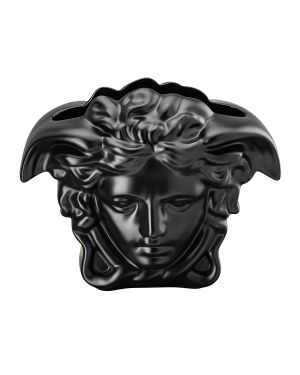 Medusa Grande Vase in Black - 6"