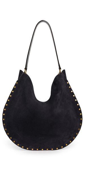 Isabel Marant Oskan Hobo Soft Bag Black Midnight One Size