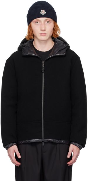 Moncler Gray & Black Brisote Reversible Down Jacket