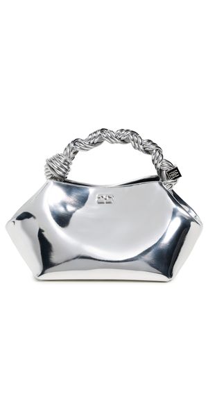 GANNI Ganni Small Specchio Bou Bag Silver One Size