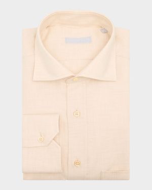 Men's Cotton Cashmere Dress Shirt