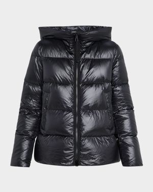 Serittes Hooded Short Down Jacket