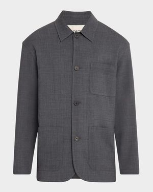 Mens Wool Chore Coat