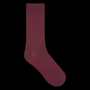 Bleuforet - Chaussettes hautes en laine mélangée - Taille 43/46 - Rouge