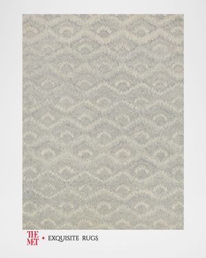 Bargello Hand-Tufted Gray Rug, 12' x 15'