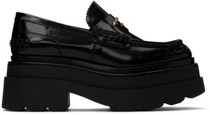 Alexander Wang Black Carter Platform Loafers