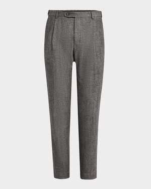 Men's Wool Flannel Trousers