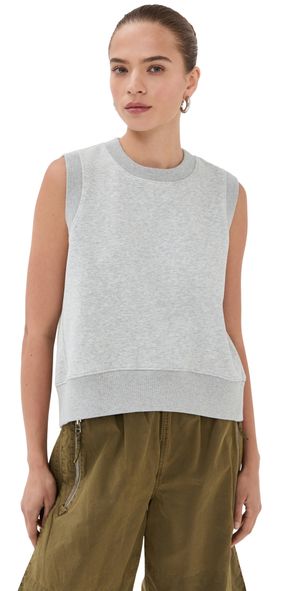 CO Sleeveless Sweatshirt Heathered Grey M