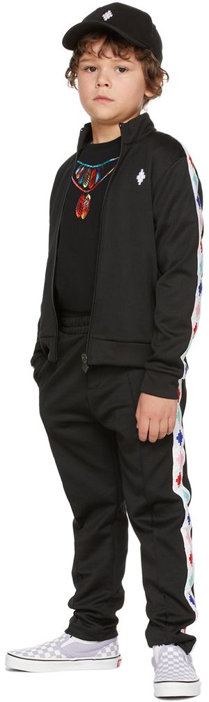 Marcelo Burlon County of Milan Kids Black Cross Track Jacket