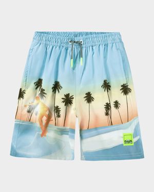 Boy's Nilson Swim Shorts, Size 5-12