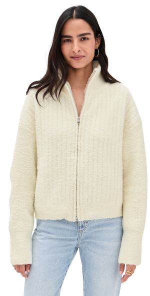 GUIZIO Mila Zip Up Ivory XL