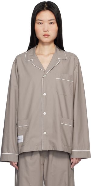 MAGNIBERG Taupe Dolce Pyjama Shirt