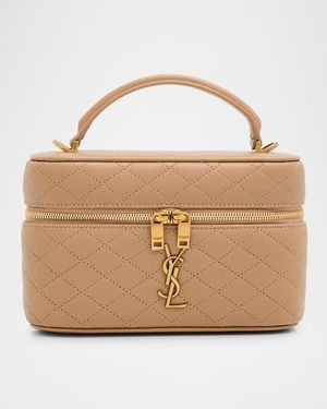 Gaby Vanity Quilted Leather Bag